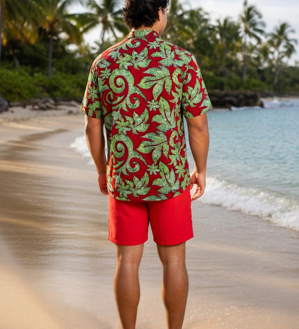 Rayon Men's Island Shirt -Bold & Relaxed