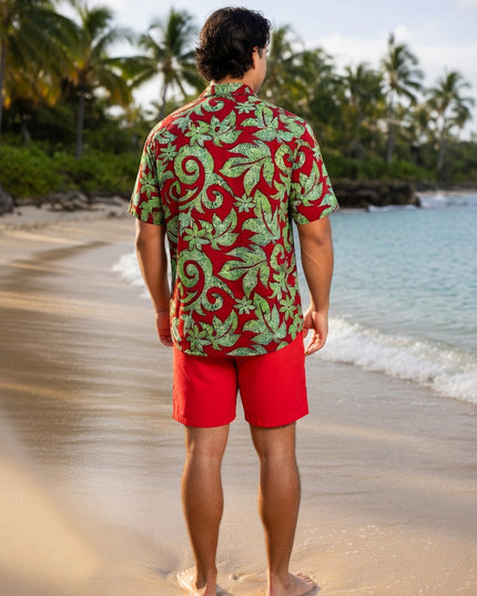 Rayon Men's Island Shirt -Bold & Relaxed