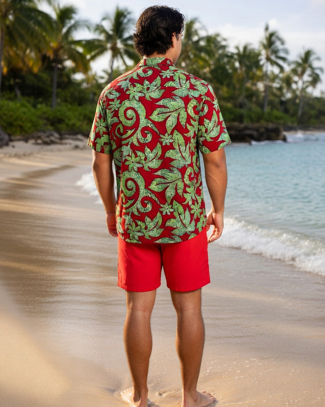 Rayon Men's Island Shirt -Bold & Relaxed