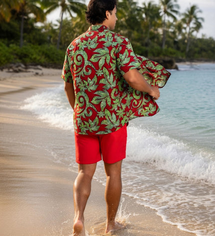 Rayon Men's Island Shirt -Bold & Relaxed