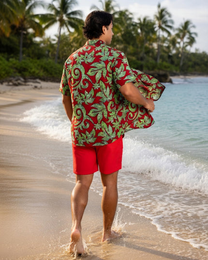 Rayon Men's Island Shirt -Bold & Relaxed