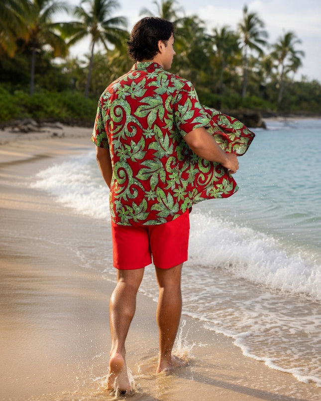 Rayon Men's Island Shirt -Bold & Relaxed