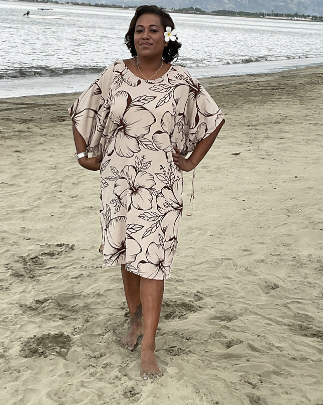 MOCCA MINI ROUND NECK SHORT SLEEVE DRESS