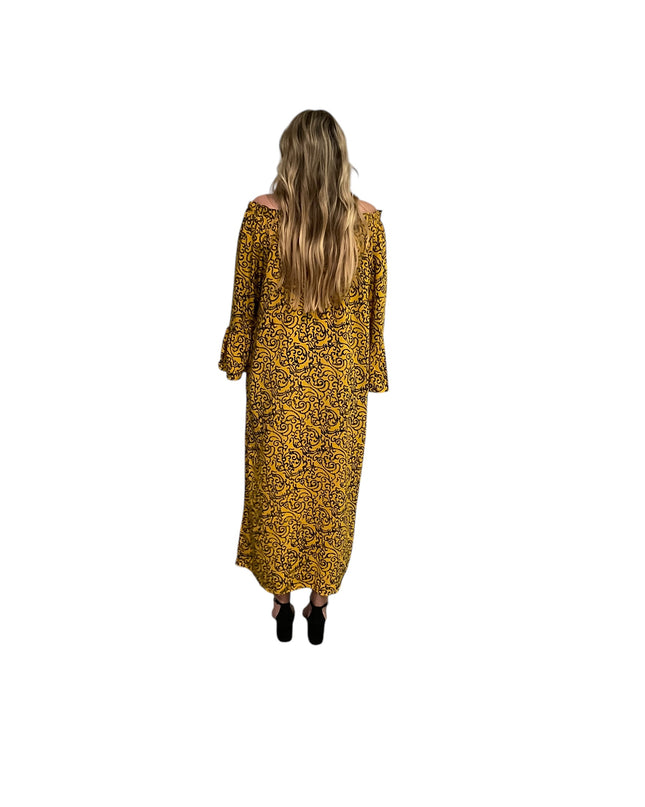Geometric maxi dress