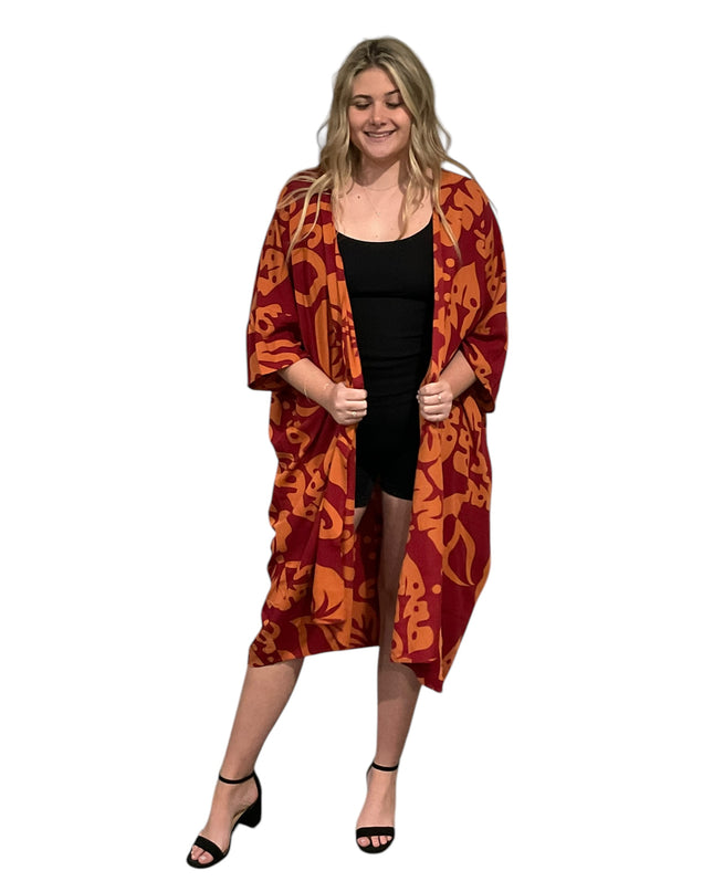 Rayon Printed Kimono