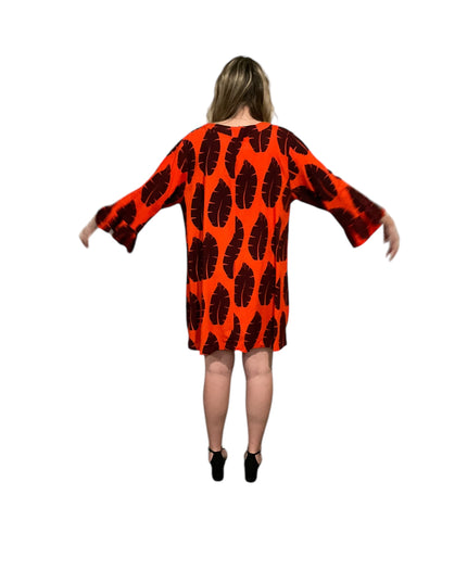 Rayon Drawstring Short Dress