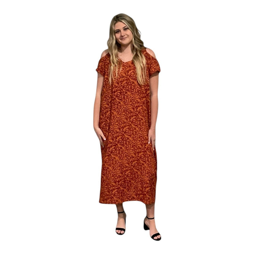 Cold Shoulder Rayon Dress