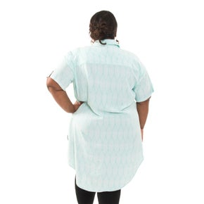Mint Shield  Collar Dress
