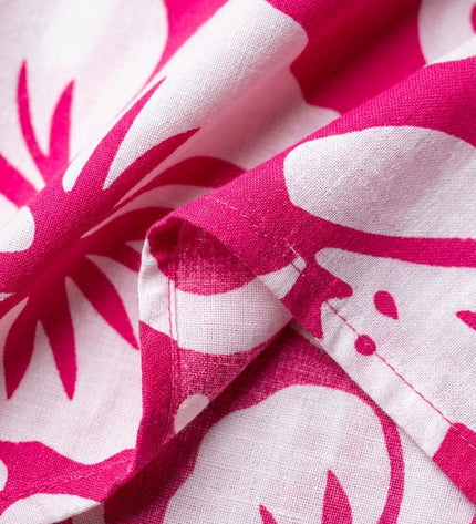 Sleeveless high-low handkerchief dress — Pattern and Texture Detail | Generated by Modelize