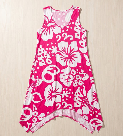 Sleeveless high-low dress — Curated Vacation Flat Lay | Generated by Modelize