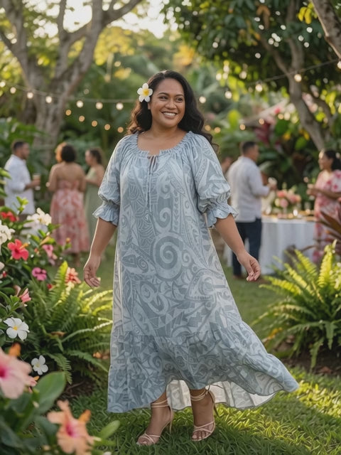 Island Breeze Plus Size Premium Rayon Maxi Dress