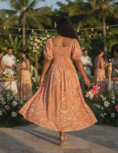 Island Elegance Rayon Maxi Dress - Effortless Beauty for Every Occasion