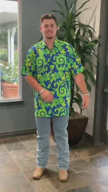 Rayon Men's Island Shirt -Bold & Relaxed