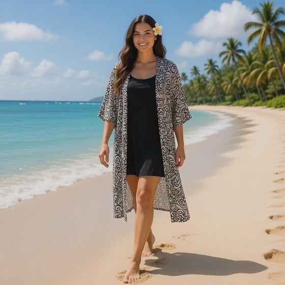 Rayon Printed Kimono