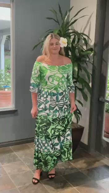 Multicolor Polyester Maxi Dress