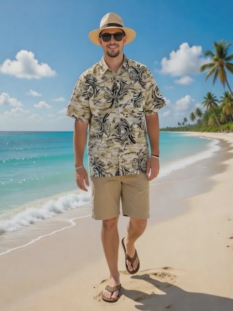 Men's Tribal Cotton Shirt