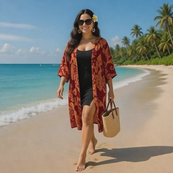 Rayon Printed Kimono