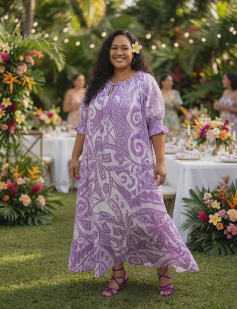 Island Breeze Rayon Maxi Dress - Flowy, Feminine & Effortlessly Chic