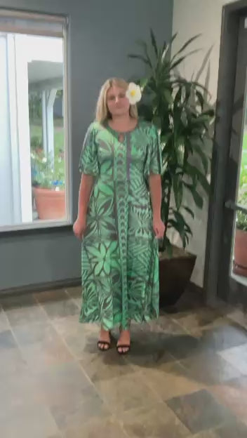 Polyester Milk Silk Maxi Dress