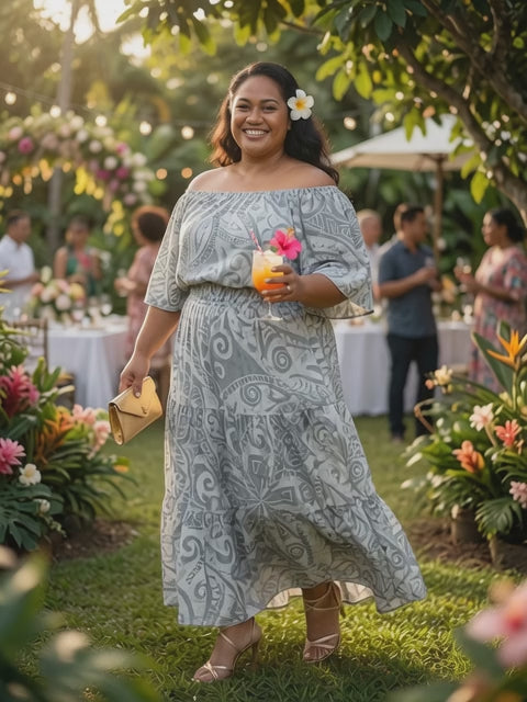 Island Luxe Rayon Top & Matching Skirt Set