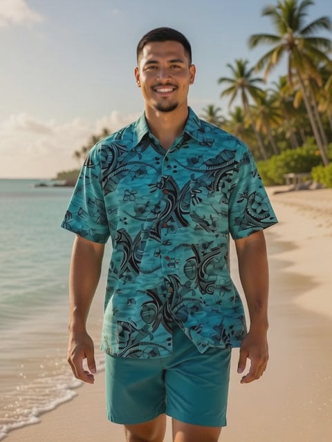 Men's Tribal Cotton Shirt