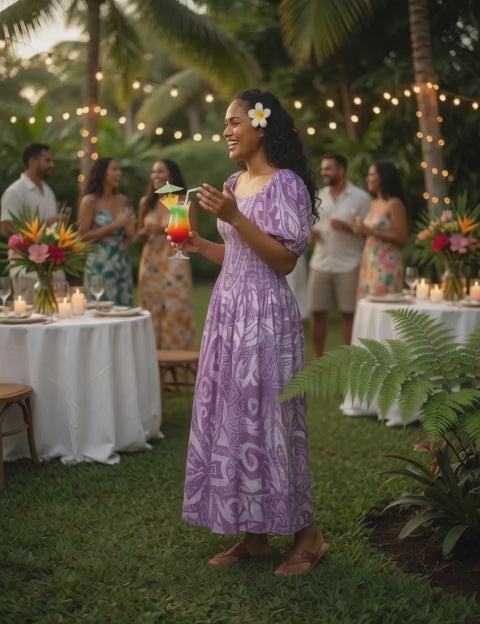 Island Elegance Rayon Maxi Dress - Effortless Beauty for Every Occasion