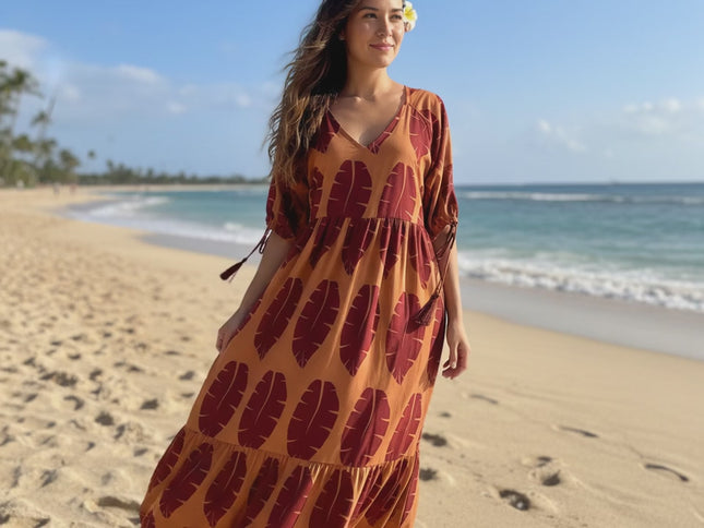 Island Breeze Rayon Maxi Dress