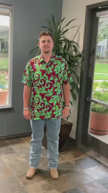 Rayon Men's Island Shirt -Bold & Relaxed