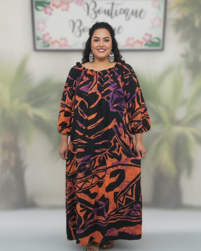 Lightweight Chiffon Maxi Dress - Flowy & Comfortable