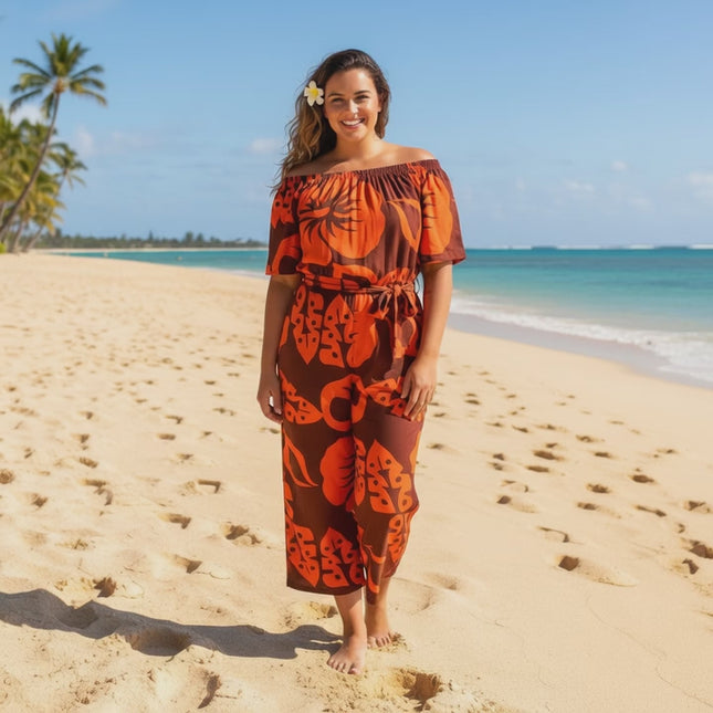 OFF THE SHOULDER JUMPSUIT