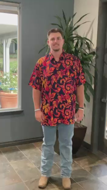 Rayon Men's Island Shirt -Bold & Relaxed