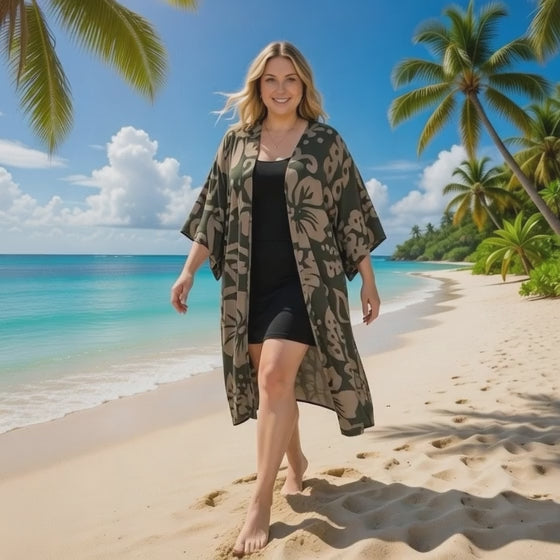 Rayon Printed Kimono